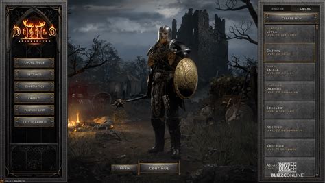Diablo II: Resurrected, Offline.